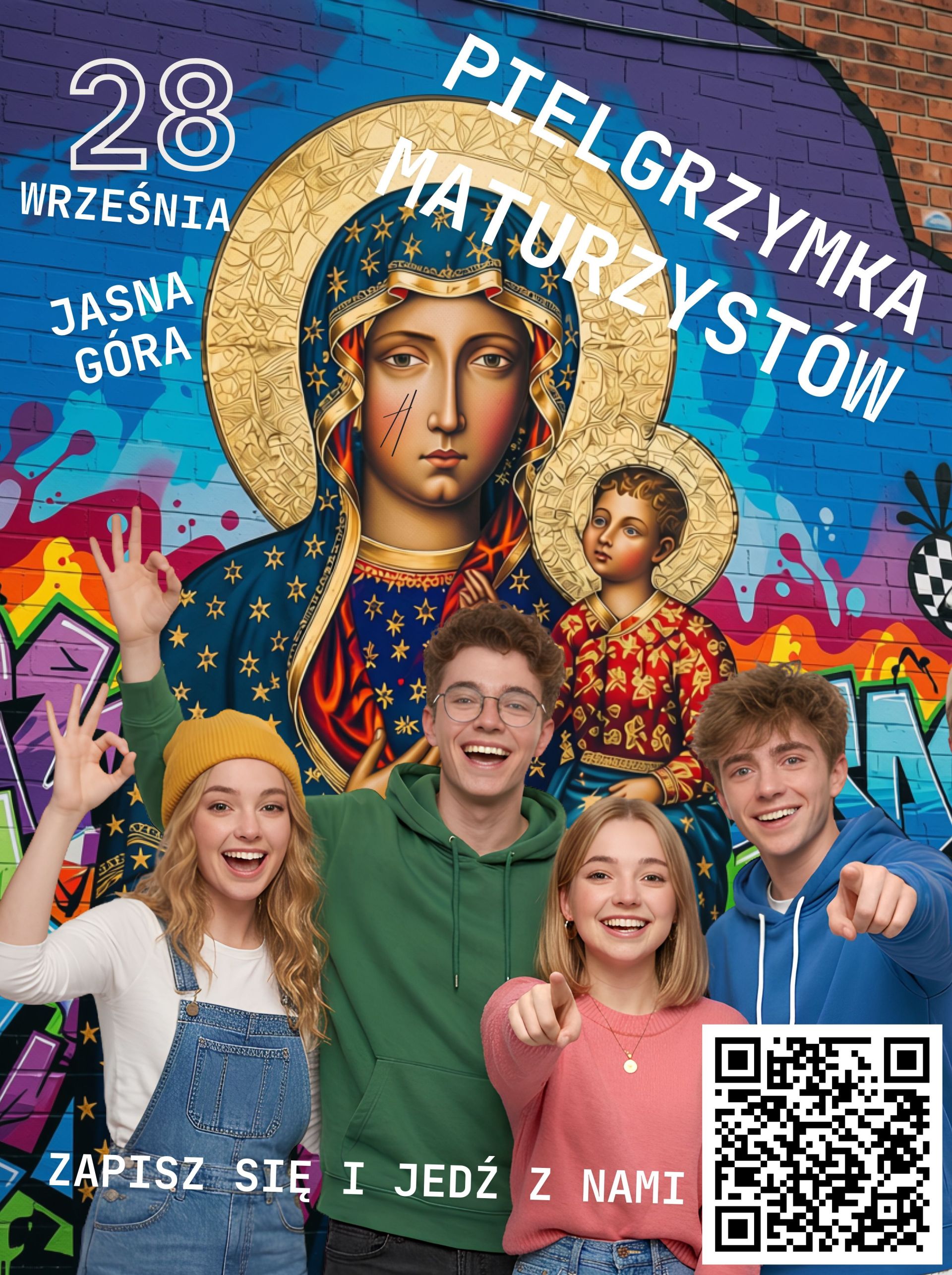 PIELGRZYMKA MATURZYSTÓW NA JASNĄ GÓRĘ