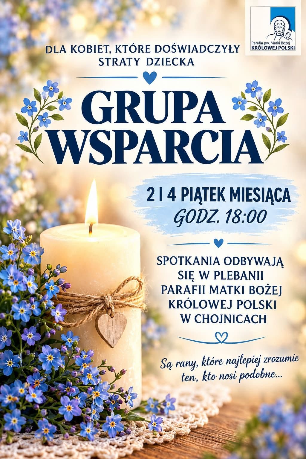 GRUPA WSPARCIA DLA KOBIET PO STRACIE DZIECKA