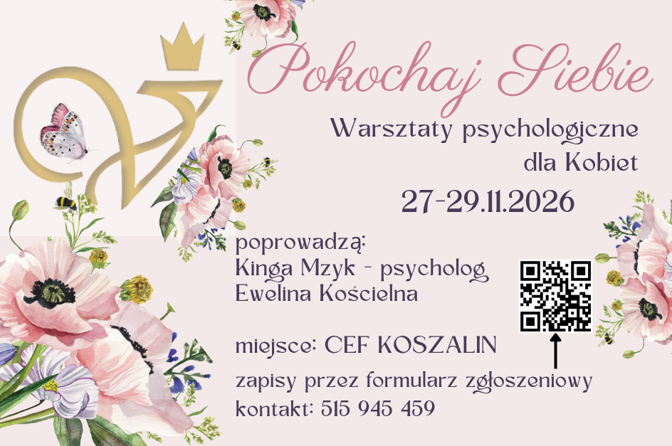WARSZTATY PSYCHOLOGICZNE DLA KOBIET