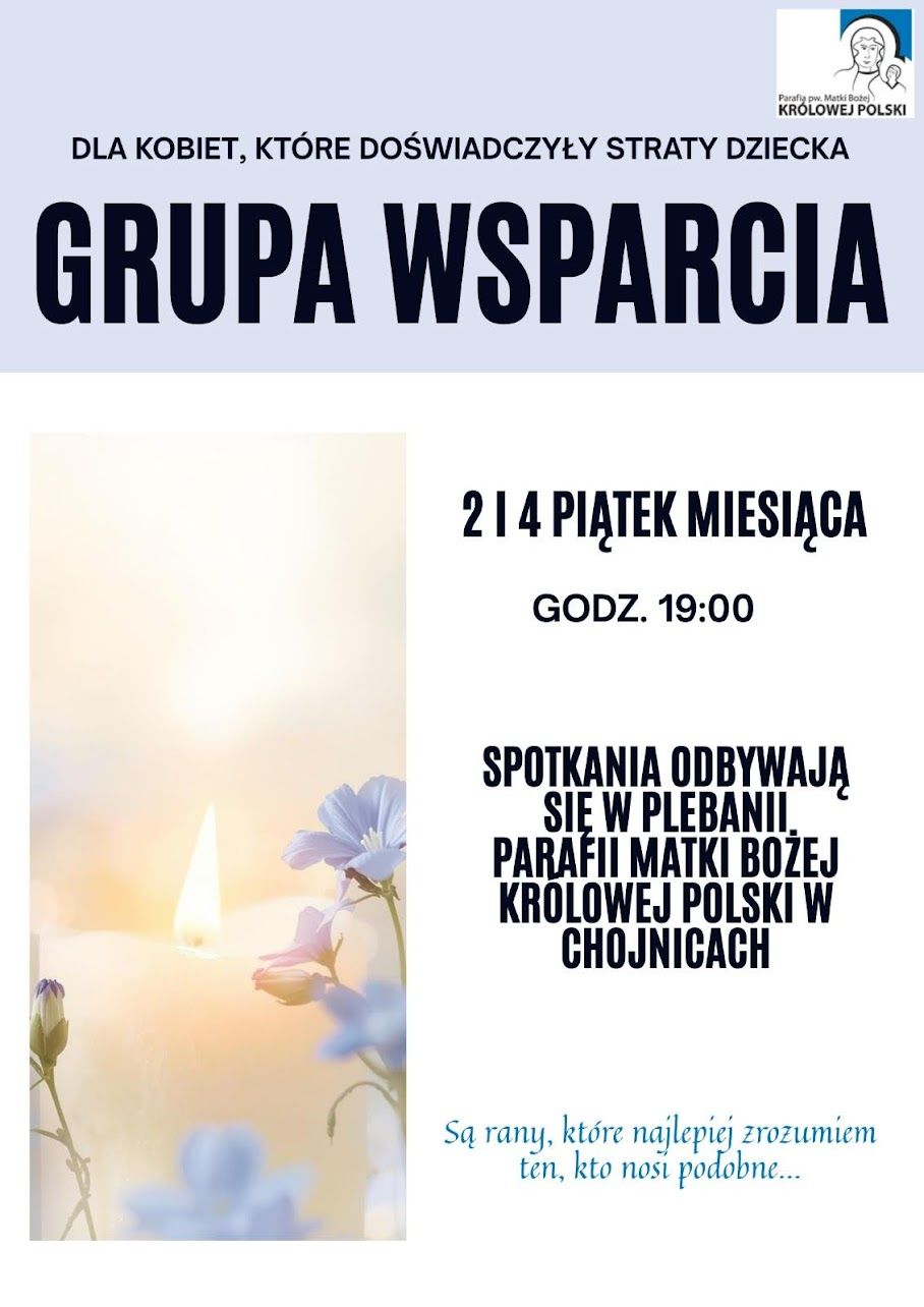 GRUPA WSPARCIA DLA KOBIET PO STRACIE DZIECKA